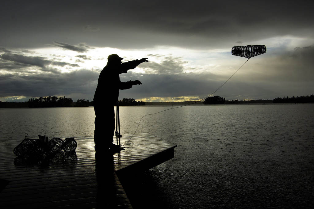 crayfishing